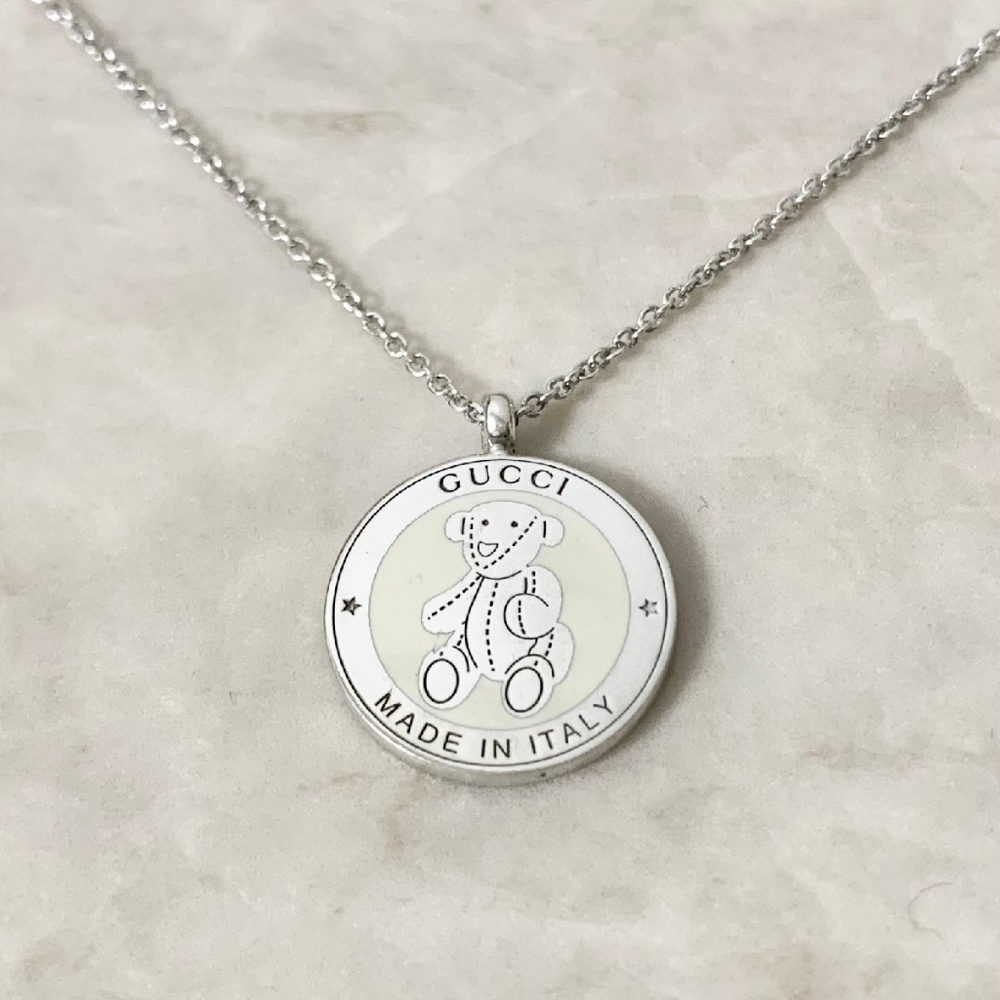 Rare GUCCI Kids/Adults Adjustable Teddy Necklace!
